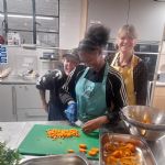 Post-16 student on work experience 